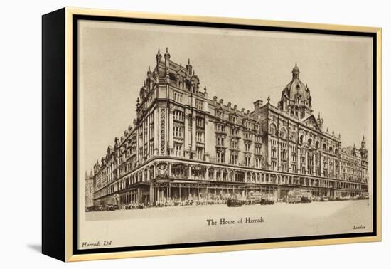 The House of Harrods, London-null-Framed Premier Image Canvas