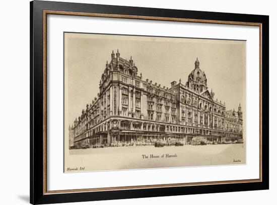 The House of Harrods, London-null-Framed Giclee Print