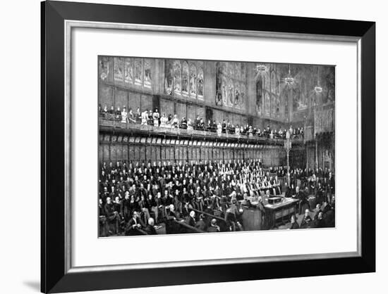 The House of Lords During the Home Rule Debate, 1893-null-Framed Giclee Print