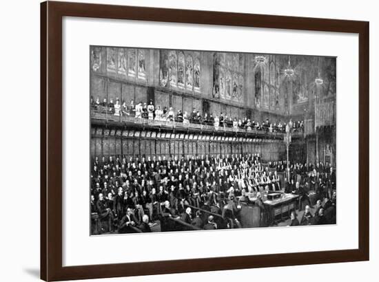 The House of Lords During the Home Rule Debate, 1893-null-Framed Giclee Print