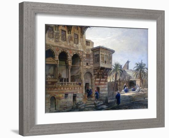 The House of Mameluke Radnau Bey, Cairo, 1870-Frank Dillon-Framed Giclee Print