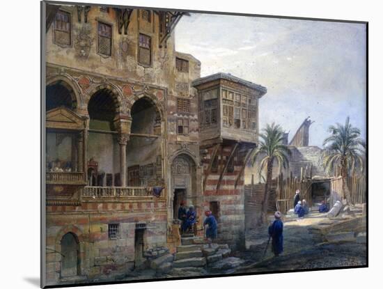 The House of Mameluke Radnau Bey, Cairo, 1870-Frank Dillon-Mounted Giclee Print