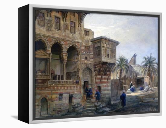 The House of Mameluke Radnau Bey, Cairo, 1870-Frank Dillon-Framed Premier Image Canvas