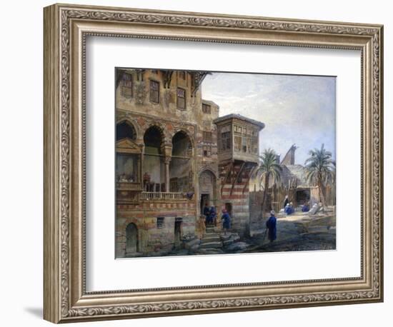 The House of Mameluke Radnau Bey, Cairo, 1870-Frank Dillon-Framed Giclee Print