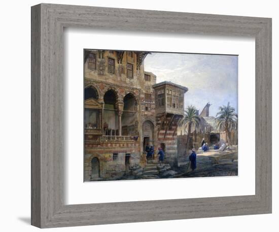 The House of Mameluke Radnau Bey, Cairo, 1870-Frank Dillon-Framed Giclee Print