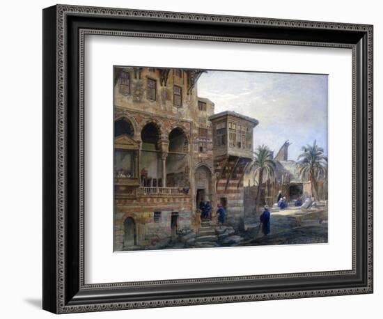 The House of Mameluke Radnau Bey, Cairo, 1870-Frank Dillon-Framed Giclee Print