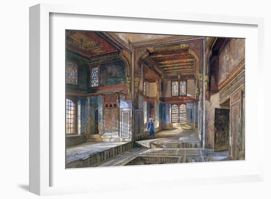 The House of Moufti Sheikh El Mahadi, Cairo, 1873-Frank Dillon-Framed Giclee Print