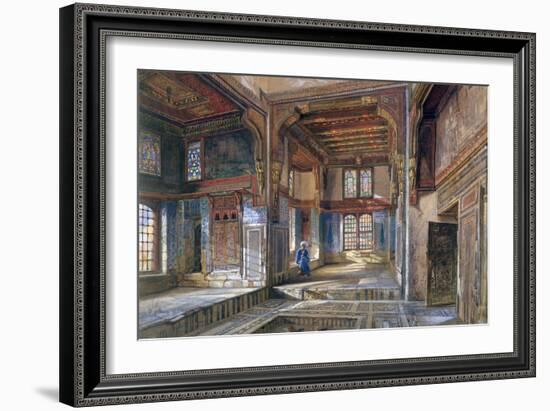 The House of Moufti Sheikh El Mahadi, Cairo, 1873-Frank Dillon-Framed Giclee Print