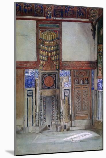 The House of Moufti Sheikh El Mahadi, Cairo, 1873-Frank Dillon-Mounted Giclee Print