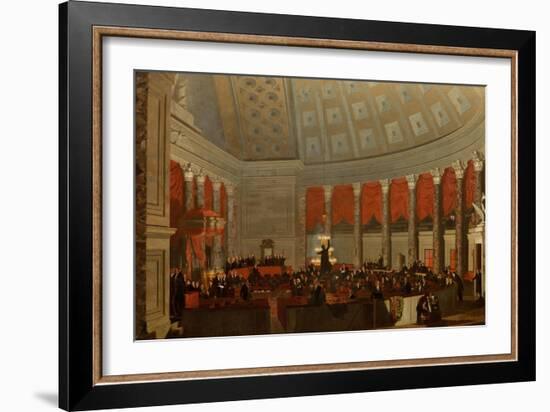 The House of Representatives, c.1822-Samuel Finley Breese Morse-Framed Giclee Print