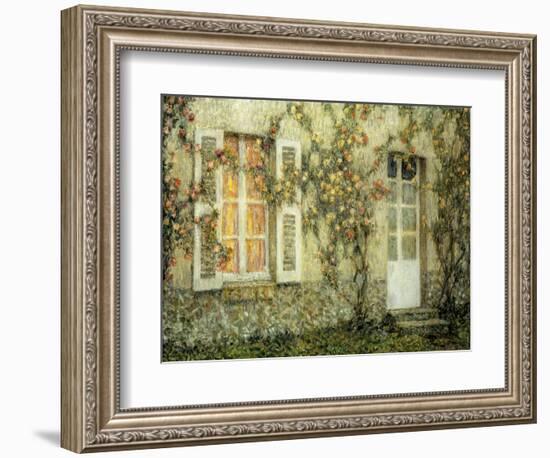 The House of Roses-Henri Eugene Augustin Le Sidaner-Framed Giclee Print