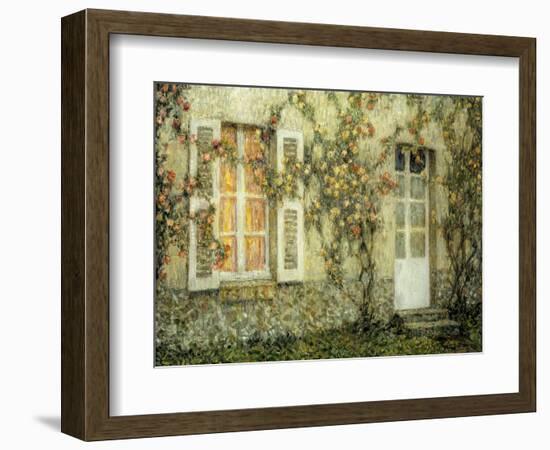 The House of Roses-Henri Eugene Augustin Le Sidaner-Framed Giclee Print