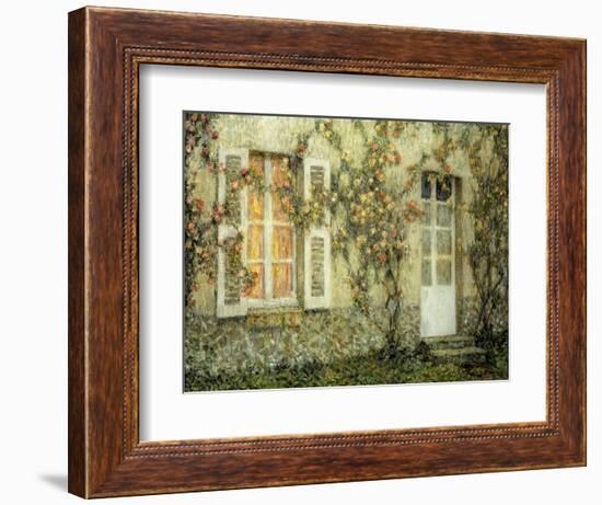 The House of Roses-Henri Eugene Augustin Le Sidaner-Framed Giclee Print