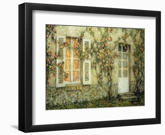 The House of Roses-Henri Eugene Augustin Le Sidaner-Framed Giclee Print