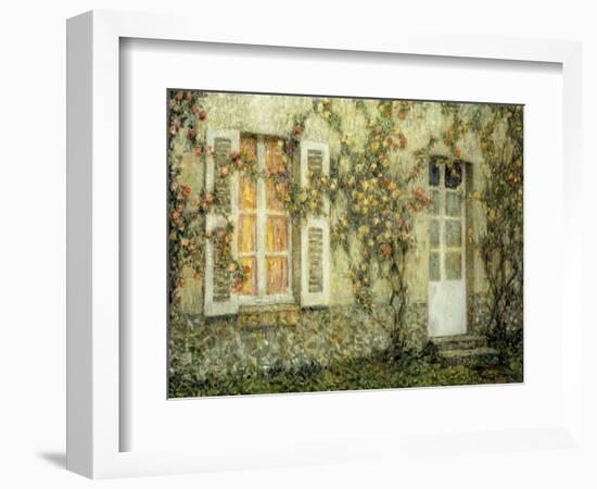 The House of Roses-Henri Eugene Augustin Le Sidaner-Framed Giclee Print