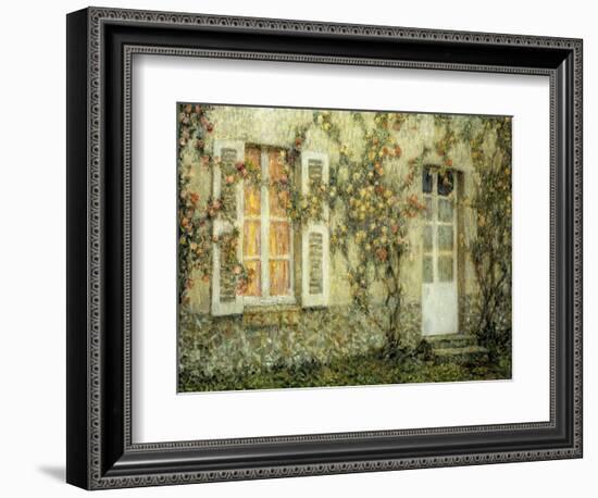 The House of Roses-Henri Eugene Augustin Le Sidaner-Framed Giclee Print