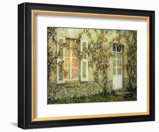 The House of Roses-Henri Eugene Augustin Le Sidaner-Framed Giclee Print