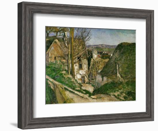 The House of the Hanged Man, 1873-Paul Cézanne-Framed Giclee Print