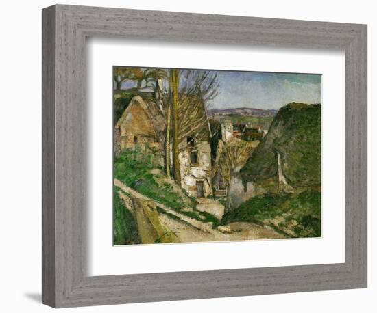 The House of the Hanged Man, 1873-Paul Cézanne-Framed Giclee Print