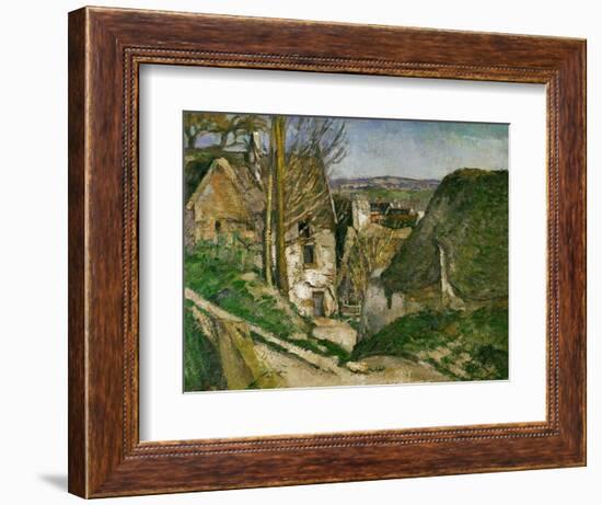 The House of the Hanged Man, 1873-Paul Cézanne-Framed Giclee Print