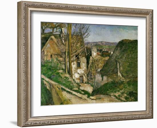 The House of the Hanged Man, 1873-Paul Cézanne-Framed Giclee Print