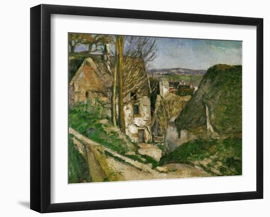 The House of the Hanged Man, 1873-Paul Cézanne-Framed Giclee Print