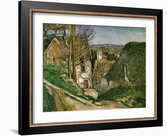 The House of the Hanged Man, 1873-Paul Cézanne-Framed Giclee Print