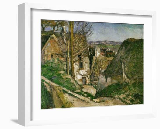 The House of the Hanged Man, 1873-Paul Cézanne-Framed Giclee Print