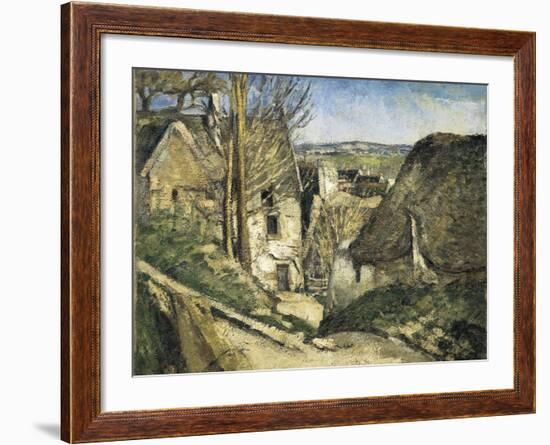 The House of the Hanged Man, Auvers-Sur-Oise-Paul Cézanne-Framed Art Print