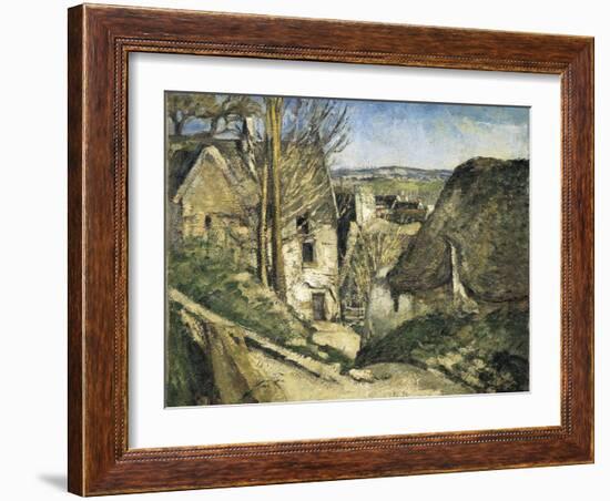 The House of the Hanged Man, Auvers-Sur-Oise-Paul Cézanne-Framed Art Print