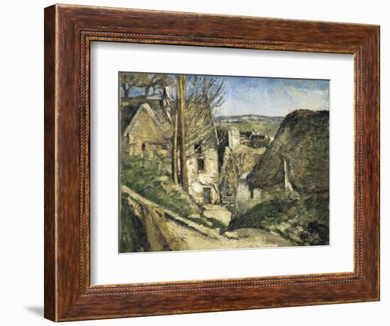 The House of the Hanged Man, Auvers-Sur-Oise-Paul Cézanne-Framed Art Print