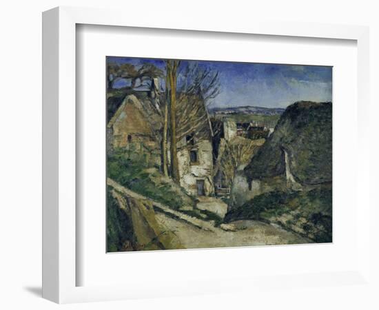 The House of the Hanged Man in Auves, c.1872-Paul Cézanne-Framed Giclee Print