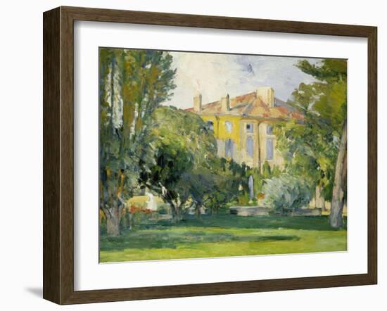 The House of the Jas De Bouffan, C. 1882-1885-Paul Cézanne-Framed Giclee Print