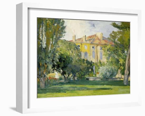 The House of the Jas De Bouffan, C. 1882-1885-Paul Cézanne-Framed Giclee Print