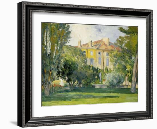 The House of the Jas De Bouffan, C. 1882-1885-Paul Cézanne-Framed Giclee Print