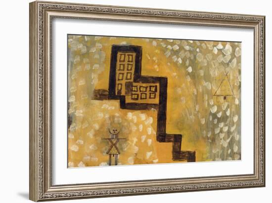 The House on the Hill-Paul Klee-Framed Giclee Print