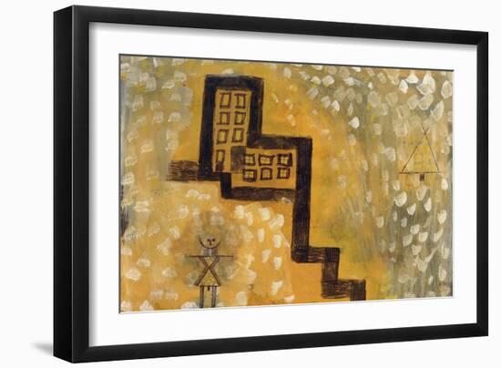 The House on the Hill-Paul Klee-Framed Giclee Print