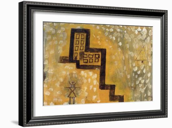 The House on the Hill-Paul Klee-Framed Giclee Print