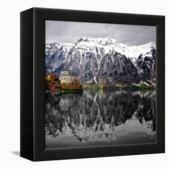 The House on the Lake-Philippe Sainte-Laudy-Framed Premier Image Canvas