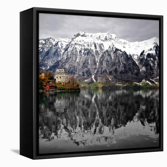The House on the Lake-Philippe Sainte-Laudy-Framed Premier Image Canvas
