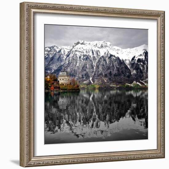 The House on the Lake-Philippe Sainte-Laudy-Framed Photographic Print