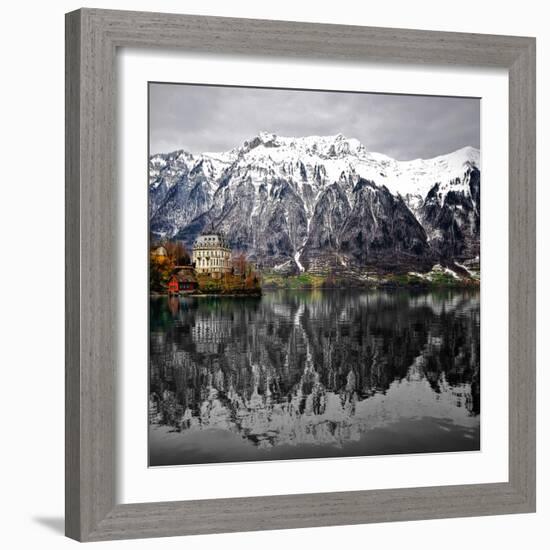 The House on the Lake-Philippe Sainte-Laudy-Framed Photographic Print