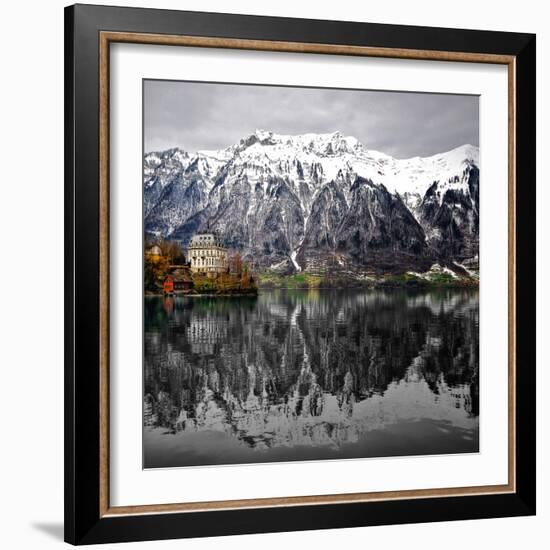 The House on the Lake-Philippe Sainte-Laudy-Framed Photographic Print