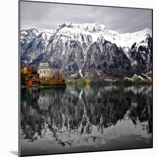 The House on the Lake-Philippe Sainte-Laudy-Mounted Photographic Print