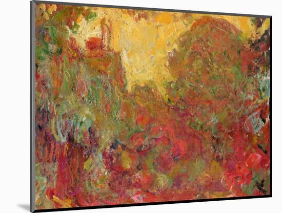 The House Seen from the Rose Garden, 1922-24-Claude Monet-Mounted Premium Giclee Print