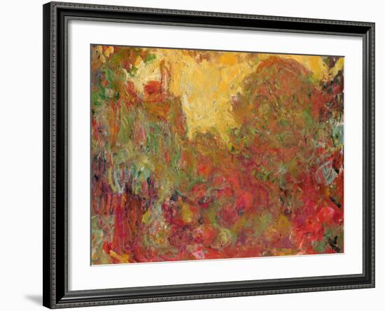 The House Seen from the Rose Garden, 1922-24-Claude Monet-Framed Giclee Print