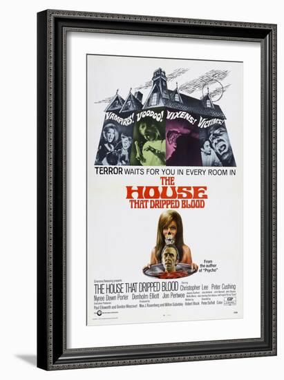 The House That Dripped Blood-null-Framed Premium Giclee Print