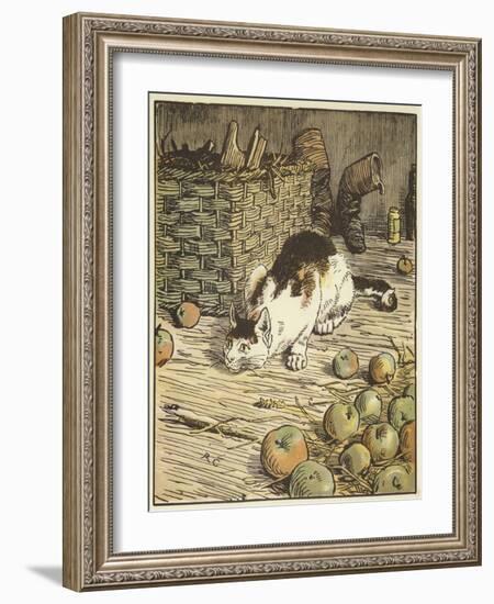 The House that Jack Built (Colour Litho)-Randolph Caldecott-Framed Giclee Print