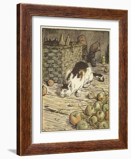 The House that Jack Built (Colour Litho)-Randolph Caldecott-Framed Giclee Print