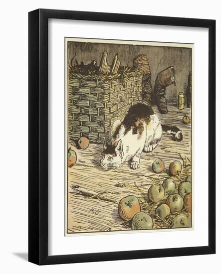 The House that Jack Built (Colour Litho)-Randolph Caldecott-Framed Giclee Print